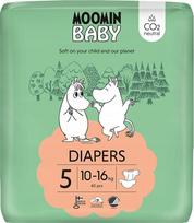 Sauskelnės Moomin Baby 5 (10-16 kg), 40 vnt.