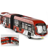 1/32 lydinio Diecast Pekino autobuso modelio žaislai dideli dviejų sekcijų šarnyriniai apžvalginiai autobusai Garso šviesa, atsitraukiama berniuko gimtadienio dovanos raudona