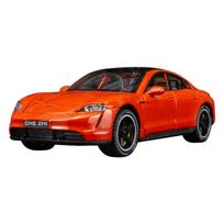 1/32 Porsche Taycan Kupė Lydinio Naujos Energijos Automobilio Modelis Diecasts Metalinis Žaislas Sportinis Automobilis Transporto Priemonių Modelis Simuliacija Garsas Šviesa Vaikų Dovanos raudona