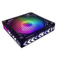 LED šviesos aušinimo ventiliatorius Xbox Series X konsolės priedams 15*15*3cm juoda