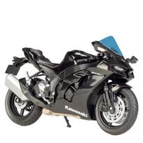 WELLY 1/12 Kawasaki Ninja ZX10R Sunkusis Lokomotyvo Simuliacinis Lydinio Motociklo Modelis Amortizatoriai Kolekcinis Žaislinis Automobilis Dovana žalia