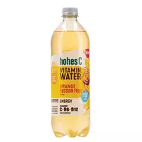 Apelsinų ir pasflorų skonio vanduo su C+B6+B12+guarana HOHES C VITAMIN ENERGY, 750 ml