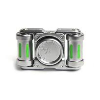 Fidget ritinėlis Šviečiantis bakas Piršto galiuko giroskopas EDC Metalinis Suaugusiųjų slankiklis Streso mažinimas Biuro spragsėjimo žaislas Anti-stresas Nerimas EDC sidabras
