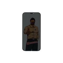 LCD apsauginis stikliukas "Privacy ESD Anti-Static Dust Proof" Apple iPhone 12 / 12 Pro juodas be įpakavimo
