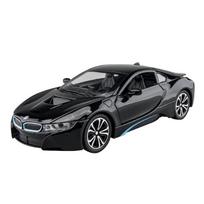 1/22 BMW I8 Superautomobilis Lydinio Automobilio Modelis Diecast Metalo Žaislinis Automobilis Garsas ir Šviesa Berniukų Vaikų Žaislas Kolekcionuojami Daiktai Dovana juoda