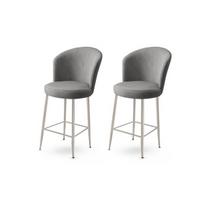 Baro kėdė (2 vienetai) Alte - Cream, Chrome
