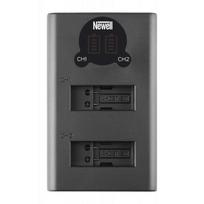 Akumuliatorius Dviejų kanalų įkroviklis ir SPJB1B baterija Newell DL-USB-C, skirta GoPro Hero 8