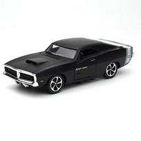 1/36 Dodge Klasikinio automobilio lydinio modelis Automobilio modelis Papuošalai Metalinis Atitraukiamas Žaislas Dovana Ornamentai juoda