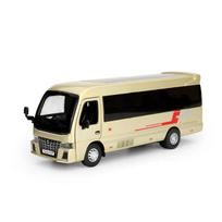 1/32 TOYOTA Coaster Coach Lexury Autobusas Alphard MPV Žaislinio automobilio modelis vaikams Diecast Mikroautobusas Miniatiūrinis Atitraukiamas Kolekcija Dovana Berniukui auksas