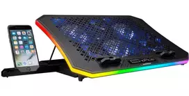 RAMPAGE COOLER STAND METAFOR su 6 ventiliatoriais, 10–19 colių, RGB