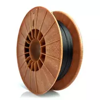 3D plastikas PLA CarbonLook juodas 1.75mm 0.5kg Rosa3D