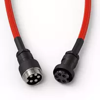 Glorious GMMK Coiled Cable Crimson Red, Coiled Cable, USB-C/USB-A - red/black