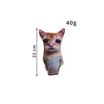 NAUJAS El Gato Katės Pliušinis Žaislas Iškamšytas Realistiškas Katės Pliušinis Žaislas Simuliacija Amerikos Trumpaplaukė Miela Katės Lėlė Naminių Gyvūnėlių Žaislai 22cm