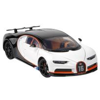1/32 Bugatti Chiron superautomobilio liejiniai ir žaislinės transporto priemonės Metalinis automobilio modelis Amortizatorius Garsas Šviesa Kolekcija Automobilių Žaislai Dovanos balta