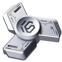 Nerūdijančio plieno Fidget Spinner žaislas EDC Metalinis Streso mažinimo Genijaus Pirštų galiukų Giroskopas PLIENINIS KOVOS ŠARVAS Berniuko Suaugusiųjų Žaislai sidabras