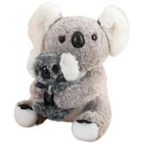 25cm Kawaii Pingvinas Koala Motina ir Sūnus Pliušiniai Žaislai Minkšti Kimšti Gyvūnai Pagalvė Koala&Pingvinas Kūdikio Žaislas Glostomi Dovana Draugams Vaikams 25cm juoda