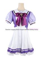 Uma Musume Mejiro McQueen Sailor Uniform Cosplay moterims - Tresin Academy Anime kostiumas L