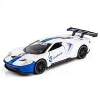1/32 FORD GT GT40 Lydinio Sportinio Automobilio Modelis Metalinės Liejimo Žaislinės Transporto Priemonės Automobilio Modelis Simuliacija Garsas Šviesa Kolekcija Vaikų Dovana balta
