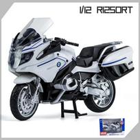 1/12 BMW R1250 RT Lydinio Lenktyninio Motociklo Modelis Aukšto Tikslumo Lieto Metalo Kelioninis Gatvės Motociklo Modelis Vaikų Žaislas Dovana balta