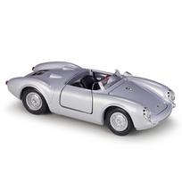 Welly 1/24 Porsche 550 Spyder Lydinio Automobilio Modelis Diecasts Metalinis Klasikinis Automobilis Transporto Priemonių Modelis Aukštos Simuliacijos Kolekcija Vaikų Žaislas Dovana sidabras