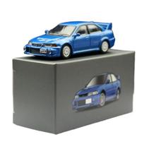 1/64 Mitsubishi Evolution EVO 6 VI Miniatiūrinis modelis JKM 1:64 Premium Žaislinis Automobilis Transporto Priemonė Laisvi Ratai Lydinio Kolekcija Dovana mėlyna