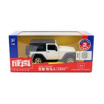 1/32 Džipo Vranglerio visureigio Sportinis Metalinis Lietas Miniatiūrinis Žaislinis Automobilio Modelis Atitraukiamas Durys Atidaromos Kolekcija Dovana Berniukui Vaikui balta