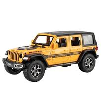 1/22 Jeeps Wrangler Rubicon Lieto Metalo Modeliai & Žaislinės Transporto Priemonės Metalo Žaislinio Automobilio Modelis Garsas ir Šviesa Traukiamas Atgal Kolekcija Vaikams Žaislas Dovana geltona