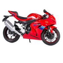 1/12 mastelio SUZUKI GSX1000 lieto metalo motociklo modelis - Realistiškas dizainas, idealus motociklų entuziastams, puiki dovana bet kokio amžiaus žmonėms raudona
