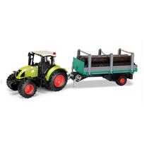 1/32 Claas Traktorius Frontalinis Krautuvas Transportas Žemės ūkio Sunkvežimis RMZ City Žaislinis Automobilis Ūkio Modelis Lieto Metalo Miniatiūra Dovana Berniukui Vaikams