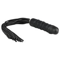 Easytoys - botagėlis su silikoniniu dildo - juodas