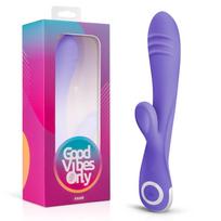 Good Vibes Only - triušio tipo vibratorius su klitorio stimulatoriumi