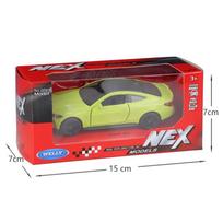 1/36 BMW M4 G82 Sedanas Žaislinio automobilio modelis vaikams Welly Diecast Metalinis Transporto priemonės Miniatiūra Atitraukiamas Kolekcinis Dovana Berniukams Vaikui geltona