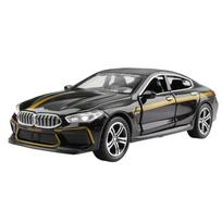 1/32 BMW MH8 800 Manhart Diecast Car Toy for Children Miniature Model Pull Back Sound & Light Collection Gift for Boys Kid Gift juoda