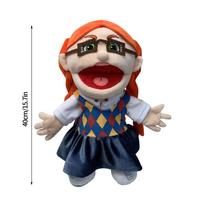 Jeffy Lėlė Marionetė Rankinė Marionetė Cody Junior Joseph Virėjas Policininkas Princas Tėtis Mama Penelope Minkšta Lėlė Žaislas Pokalbių Šou Vakarėlio Rekvizitas 40*33cm