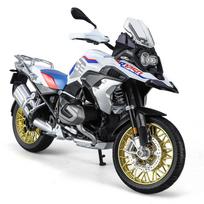 1/9 BMW R1250 GS ADV Lydinio Lenktyninis Motociklas Diecasts Gatvės Sportinis Motociklo Modelis Simuliacija su Šviesa Kolekcija Vaikų Dovana balta