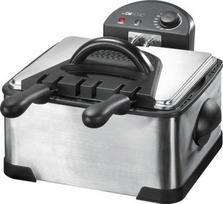 Clatronic FR 3195 Keptuvė 4 L 2000 W Juoda, Nerūdijančiojo plieno