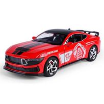 1/32 Ford Mustang Shelby GT500 Lydinio Sportinio Automobilio Modelis Diecasts Metalinis Žaislas Lenktyninio Traso Automobilio Modelis Garsas ir Šviesa Kolekcija Vaikų Dovanos raudona