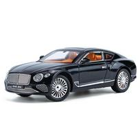 1/24 Bentley Continental GT Metalinis Transporto Priemonės Lydinio Modelis Automobilio Kolekcija Simuliacija Diecast Žaislas Šviesos Garso Žaislai Vaikams Vaikams juoda