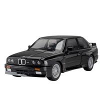 1/24 1988 BMW M3 Lydinio Automobilio Modelis Diecasts Metalinis Klasikinis Sportinis Transportas Automobilio Modelis Simuliacija Garsas Šviesa Vaikų Žaislai Dovana juoda