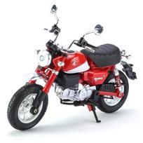 1/12 „Honda Monkey“ motociklo žaislinis metalinis modelis „Super Sport“ miniatiūrų kolekcija, garso ir šviesos dovana berniukams raudona