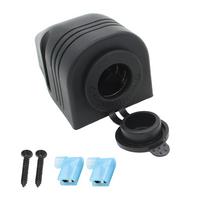 Vandeniui atsparus cigarečių pridegiklio kištukas, Automobilis, Laivas, Motociklas, Telefonas, Įkroviklio maitinimo adapteris, 12V 8.3*5.5*5*3.7cm juoda