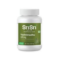 Sri Sri Tattva Yashtimadhu tabletės – Klasikinis ajurvedos žolelių papildas – 60 tablečių Pack = 60 tabs