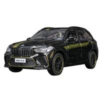 1/32 BMW X5M SUV Lydinio Automobilis Diecastai ir Žaislinės Transporto Priemonės Automobilio Modelis Garsas ir Šviesa Atgal Traukiamas Automobilis Žaislai Vaikams Dovanos raudona