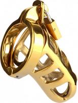 Penio narvas Mr. Steel Brutal Chastity Cage, auksinis