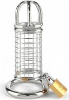 Penio narvas Mr. Steel Matrix Cock Cage, sidabrinis