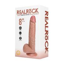 Vibruojantis varpos imitatorius RealRock Realistic, smėlio spalvos
