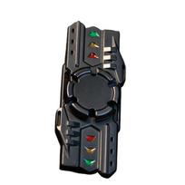 Lazerinis patrankos šviesos pirštų giroskopas EDC streso mažinimo metalinis rankinis suktukas Fidget žaislai suaugusiems vaikams Kalėdų dovana sidabras