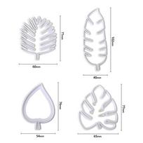 Monstera Deliciosa Palm Leaf Cutter Gum Paste Flowers Cake Decorating Cutter Fondant Mold Sugar Tools