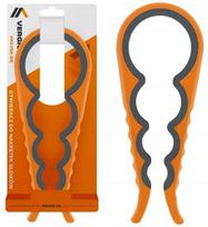 Daugiafunkcinis butelių dangtelių atidarytuvas stiklainiams 22,5x9 cm
