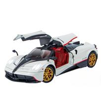 1/24 Pagani Huayra Dinastia Diecast Alloy Car Model Toys 4 Door Opened Sound And Light Pull Back Sports Vehicles For Child Gifts balta